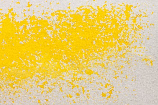 The color yellow artwork.